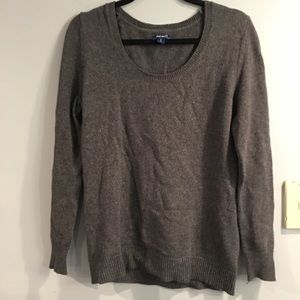 Dark Gray Fall Basic Sweater